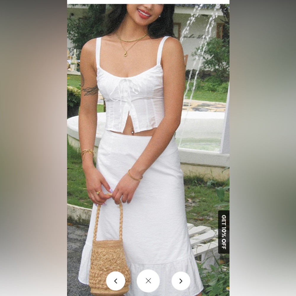 Corset two piece set